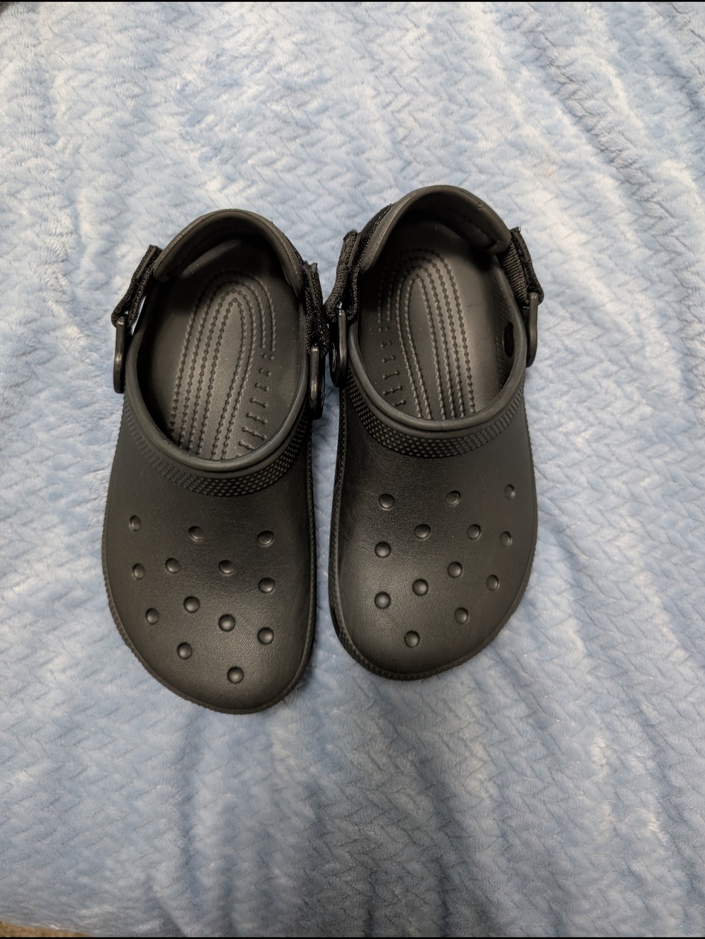 CROCS Classic Clog Mules in Black